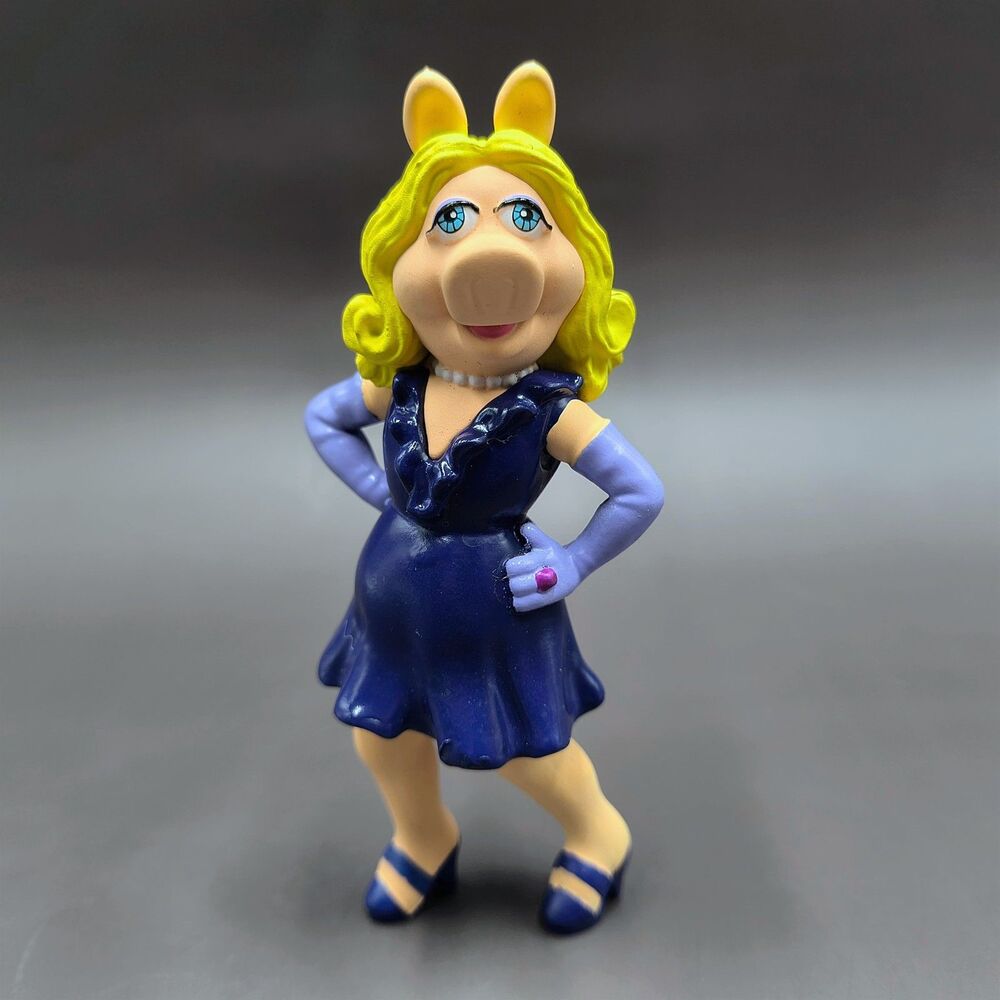 Disney Muppets Miss Piggy Pvc Figure Muppet Movie 3.5 inch 2011 NWOP